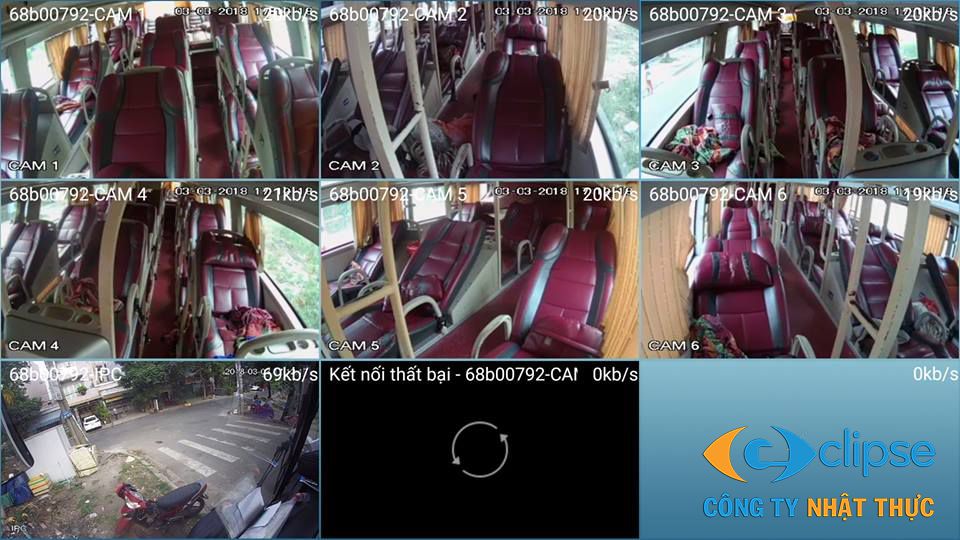 Xe khách giường nằm bắt buộc phải hoàn thiện hệ thống ghi hình trước khi xuất bến