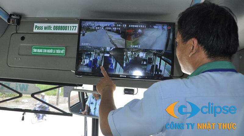 Nhật Thực lắp đặt camera xe khách đạt chuẩn với quy trình chuyên nghiệp