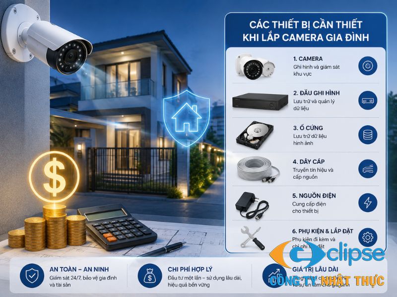 Tùy theo nhu cầu về thiết bị mà chi phí thực tế sẽ khác nhau