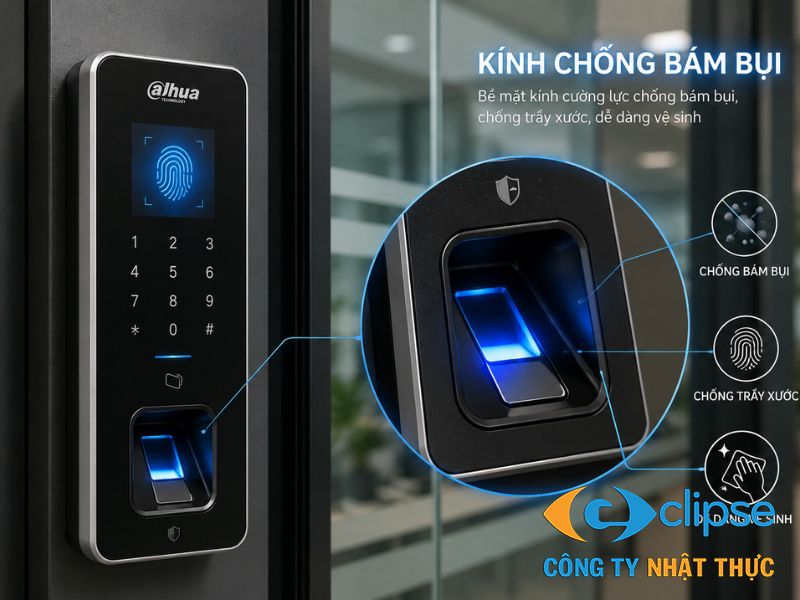 Mắt đọc cảm biến sử dụng lăng kính thủy tinh chống trầy xước và bám bụi