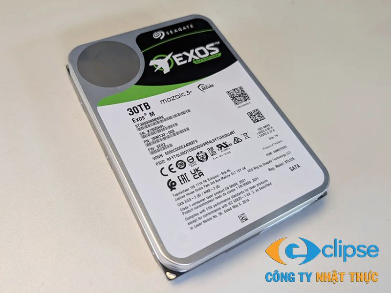 Ổ cứng Seagate 30TB xóa bỏ mọi giới hạn về dung lượng cho các trung tâm dữ liệu và hệ thống máy chủ hiện đại
