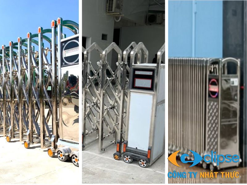 Top 3 loại cổng xếp inox Hải Phòng phổ biến hiện nay