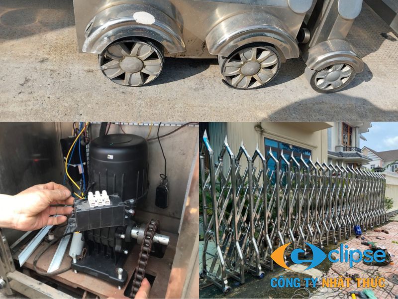 Chất liệu và cổng nghệ là hai yếu tố có ảnh hưởng lớn đến giá thành cổng xếp Hưng Yên