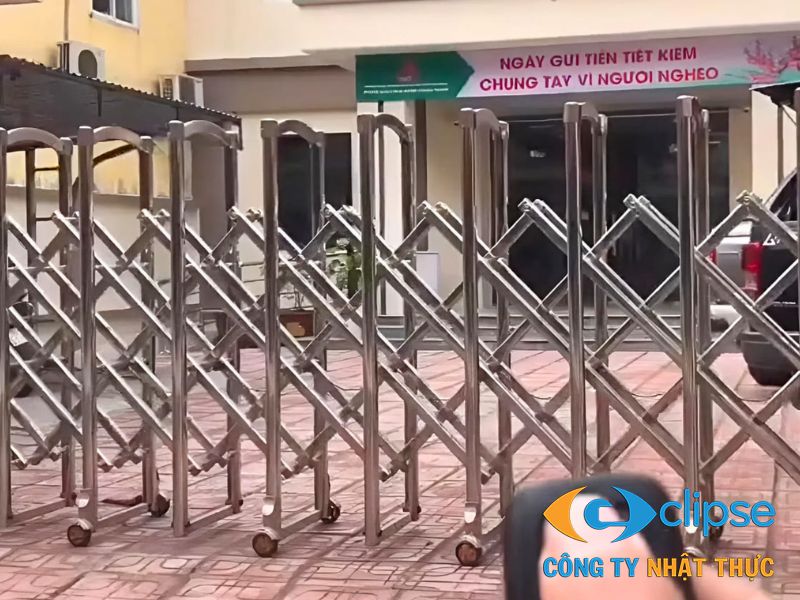 Các dòng cổng xếp tự động rất được ưa chuộng tại Nam Định