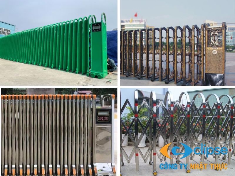 Nhật Thực cung cấp đa dạng các loại cổng xếp inox chất lượng cao