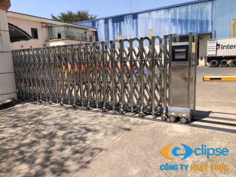 Dự án hệ thống cổng xếp siêu trọng tại KCN do Nhật Thực triển khai