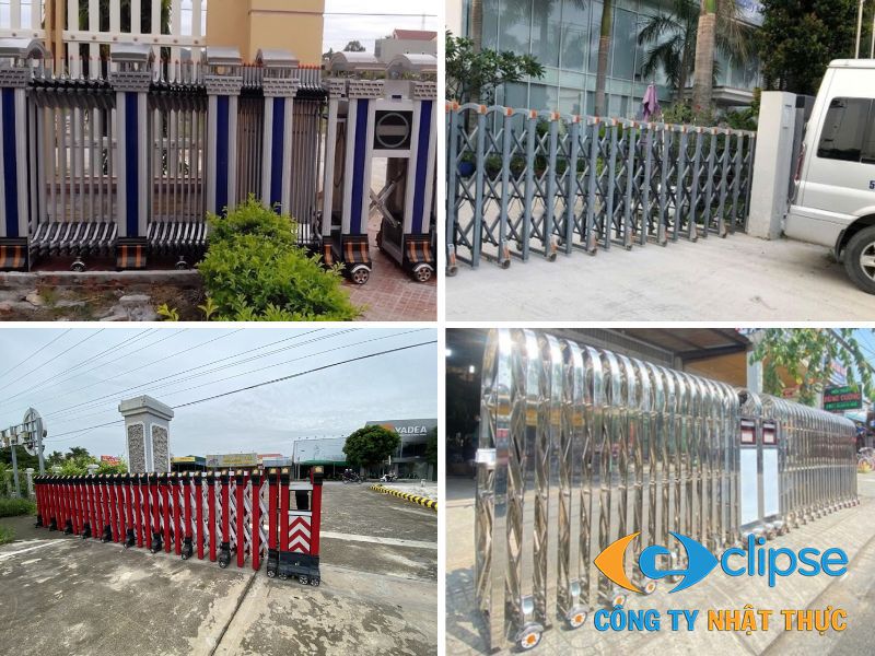 Nhật Thực cung cấp đa dạng các loại cổng xếp inox cho toàn tỉnh Thái Bình