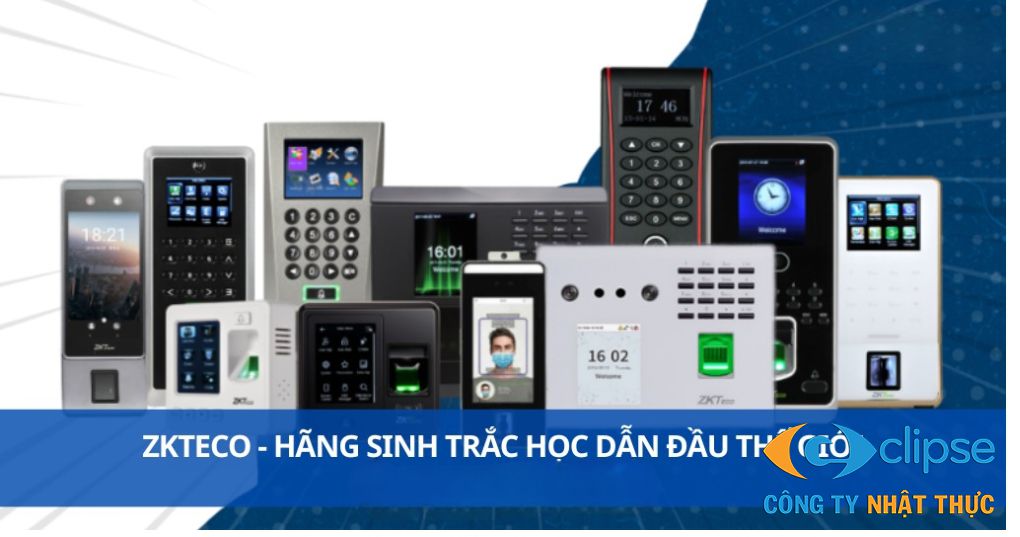 Máy chấm công ZKTeco cung cấp khả năng nhận diện khuôn mặt nhanh chóng tại sảnh văn phòng