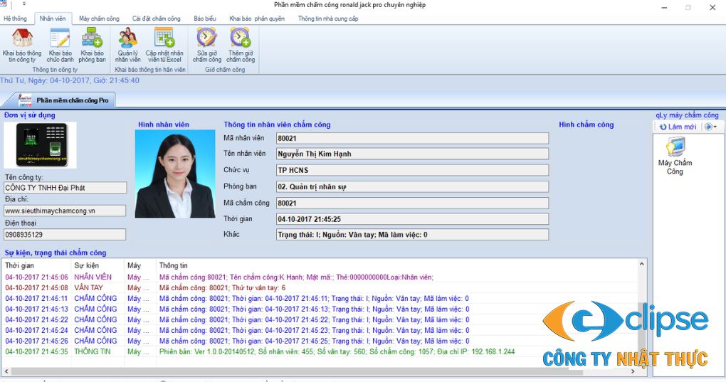 Phần mềm tiếng Việt của Ronald Jack hỗ trợ đắc lực cho việc trích xuất bảng lương.