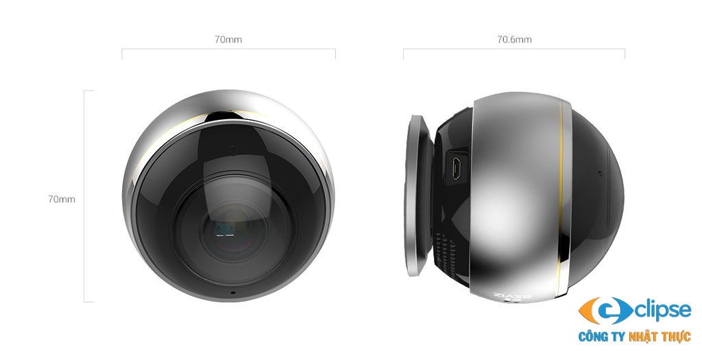 Camera mắt cá Ezviz CS-CV346-A0-7A3WFR Mini Pano