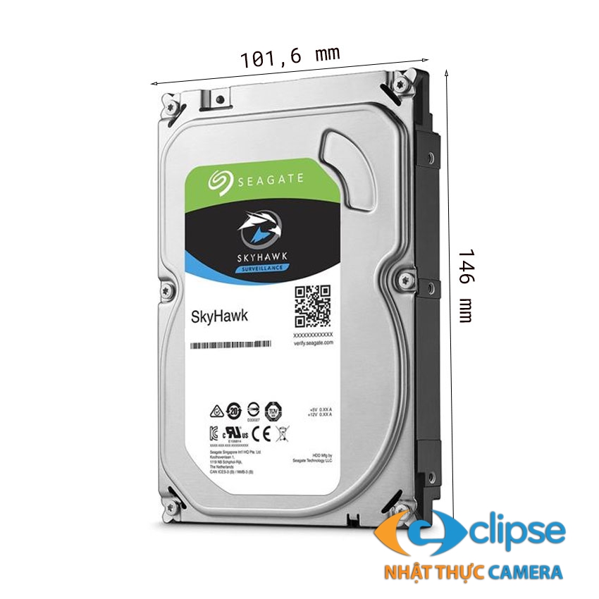 Ổ cứng chuyên dụng 8TB SEAGATE SKYHAWK ST8000VE001
