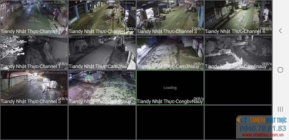 Camera cần thiết lập ở các vị trí cần thiết để đạt hiệu năng cao nhất
