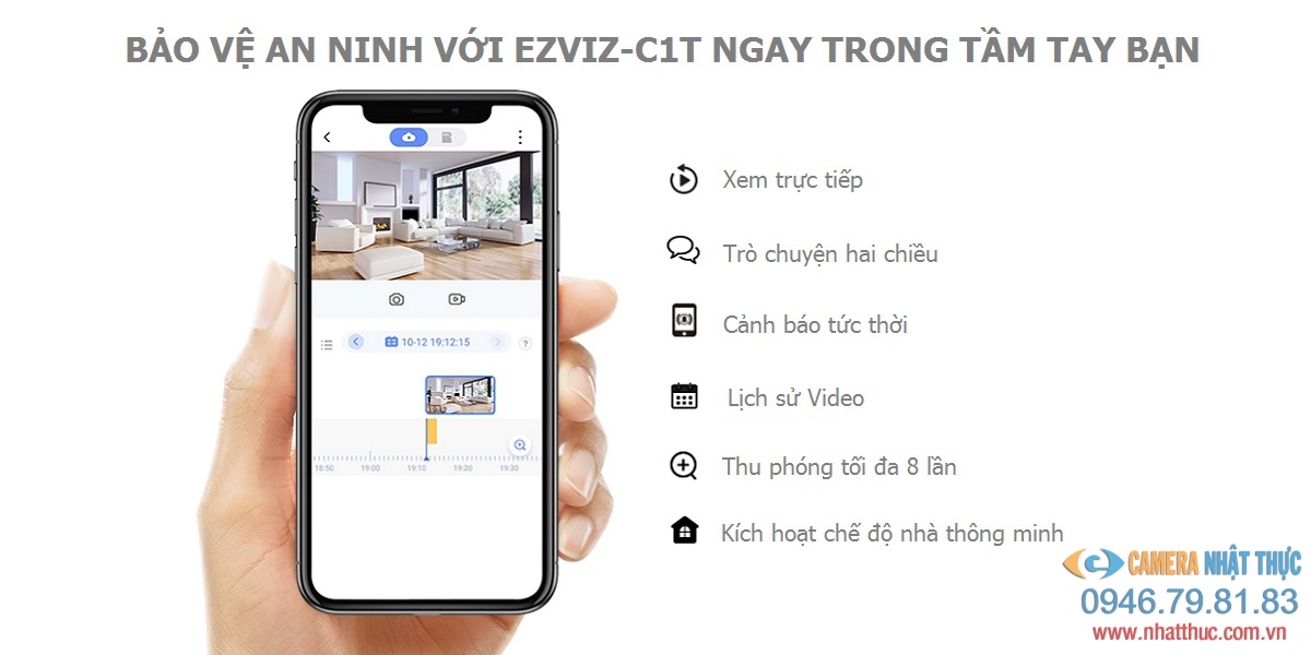 Bảo vệ an ninh ngôi nhà bạn với EZVIZ C1T