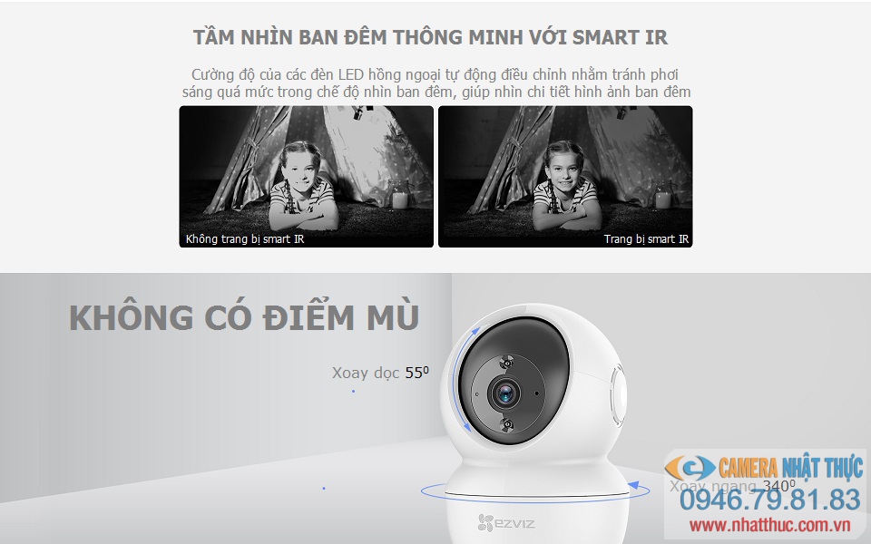 Góc nhìn rộng, không có điểm mù