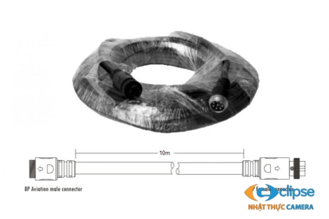 Dây nối dài 10m 2 đầu giắc đực, giắc cái, 8 lõi ITC TS-10L