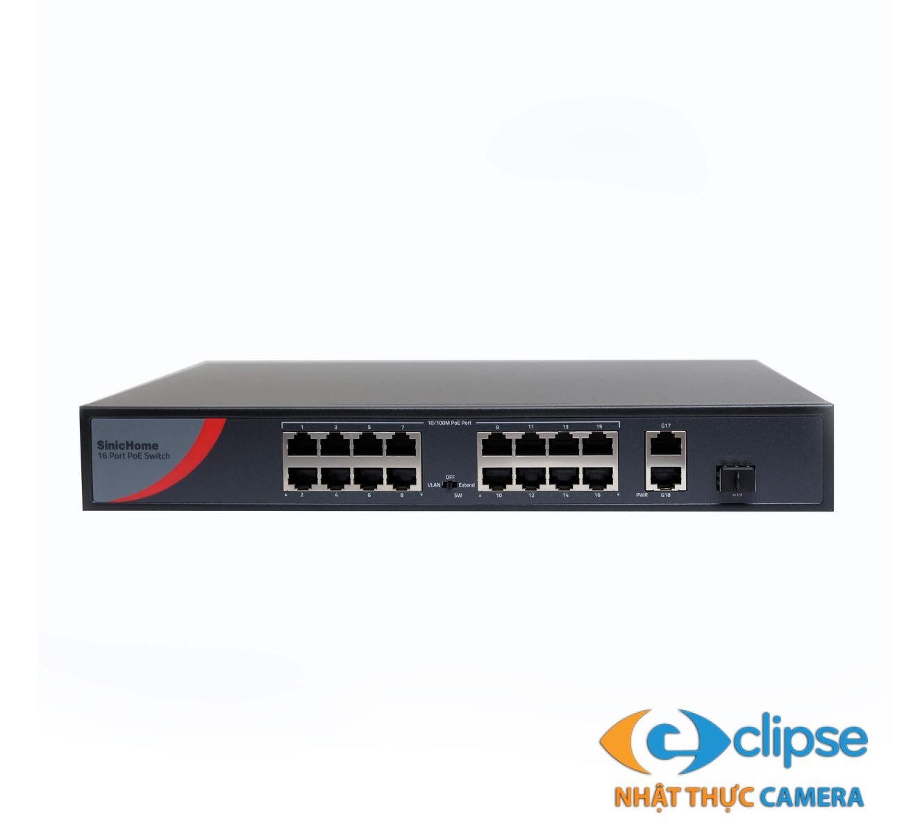Switch mạng 24 cổng PoE SinicHome SN-5124P-E