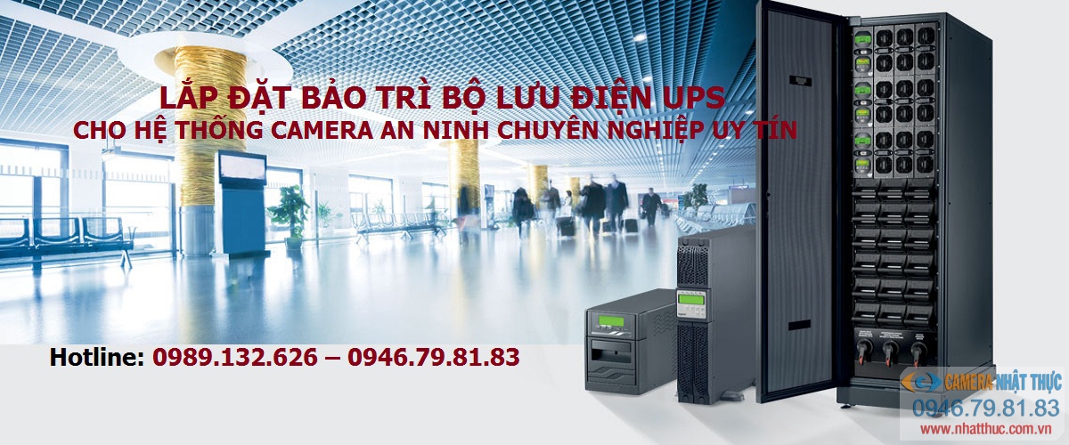 Dịch vụ lắp đặt bảo trì nguồn dự phòng cho hệ thống camera