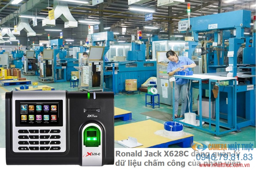 X628C giúp doanh nghiệp dễ dàng quảng lý nhân viên