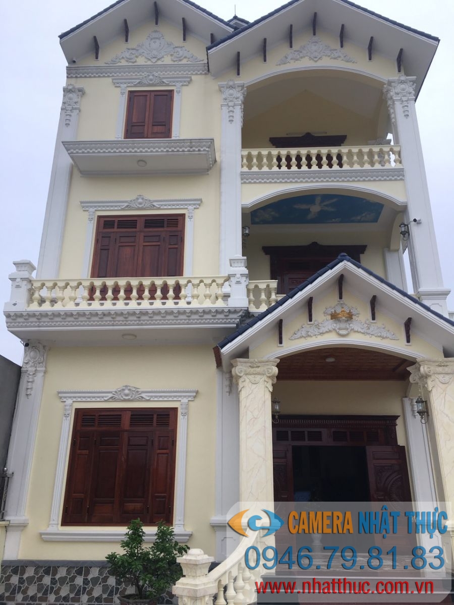 Trọn bộ 4 cam Tiandy Công trình nhà dân , Lắp đặt camera quan sát tại Kiến Thụy Hải Phòng