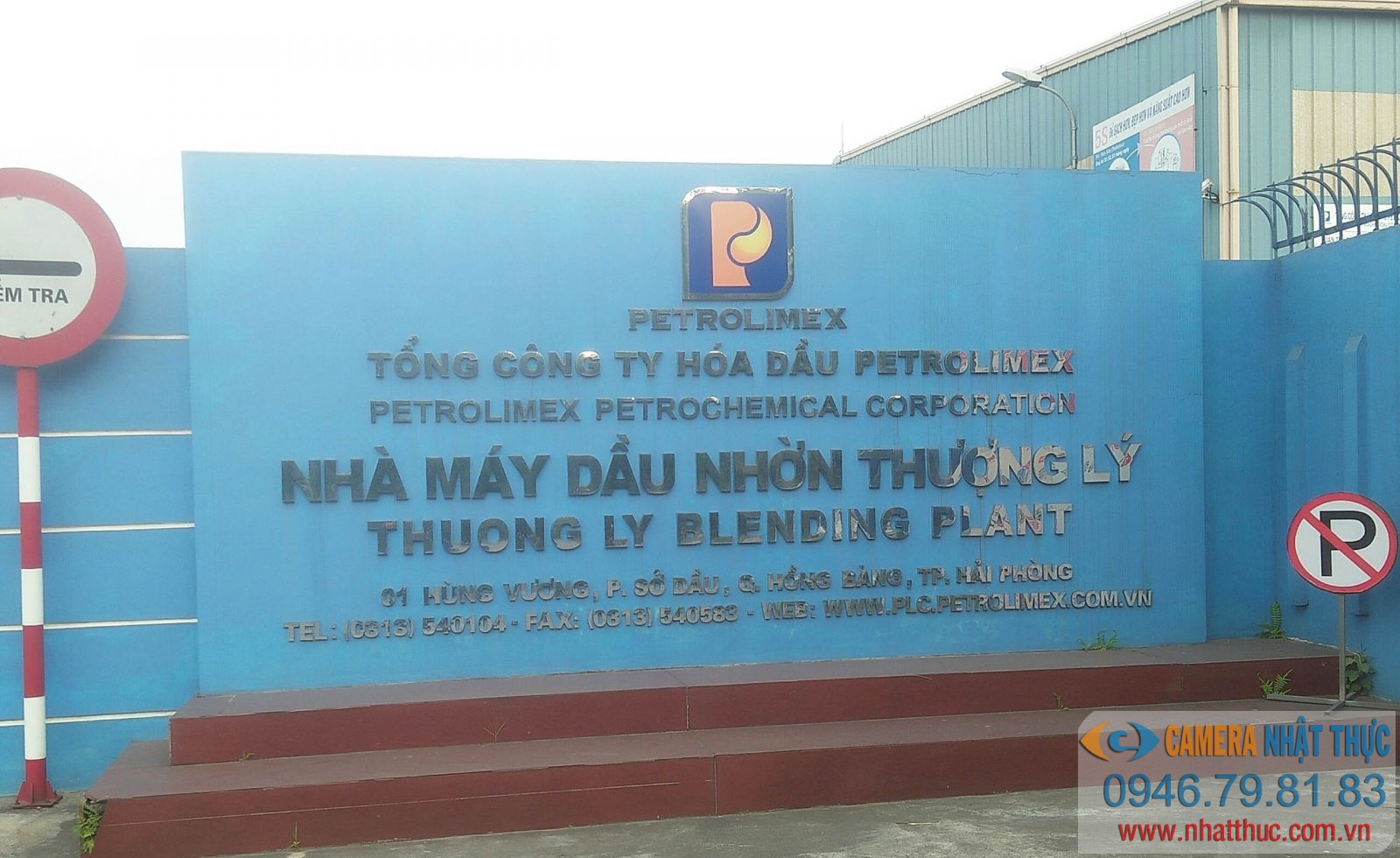 Lắp đặt camera tại Tổng công ty hóa dầu Petrolimex CN tại Hải Phòng