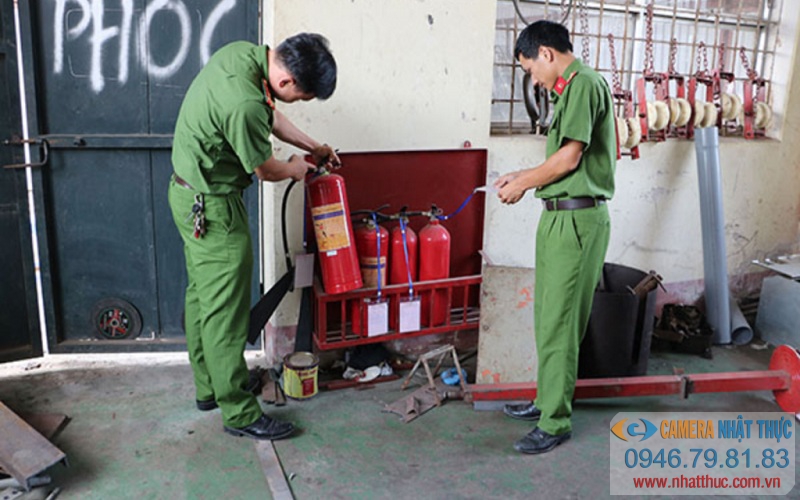 Quy trình bảo trì hệ thống PCCC cho bình xịt