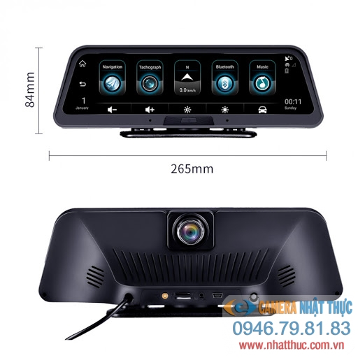 Camera hành trình kẹp tap lô