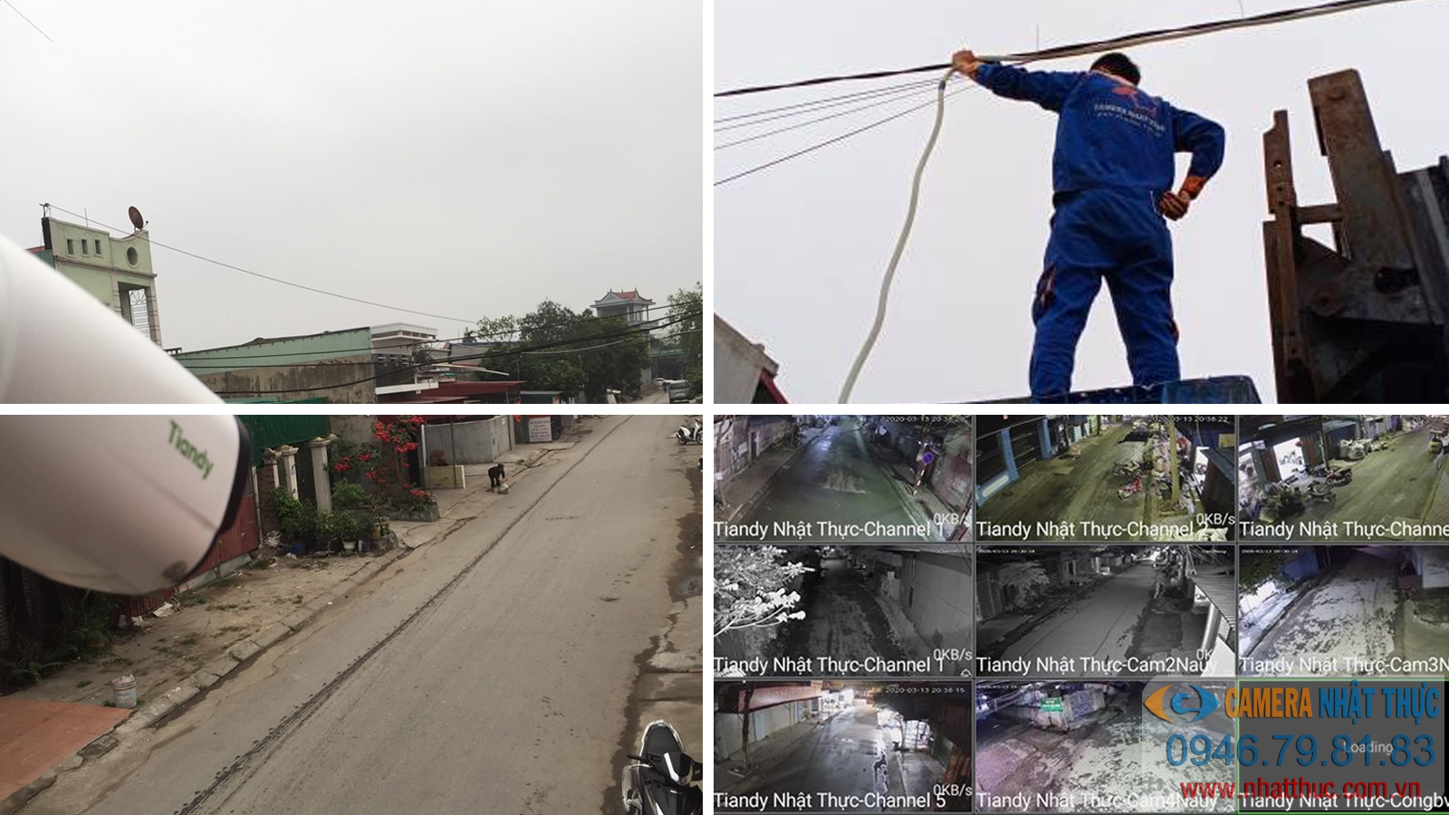 Lắp đặt camera cho Công An Quận Kiến An giám sát an ninh đường phố