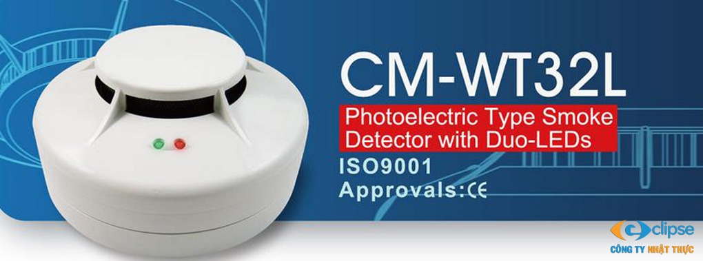 Đầu báo khói CHUNGMEI CM-WT32L có tem PCCC chính hãng tại Vũ Hoàng Telecom