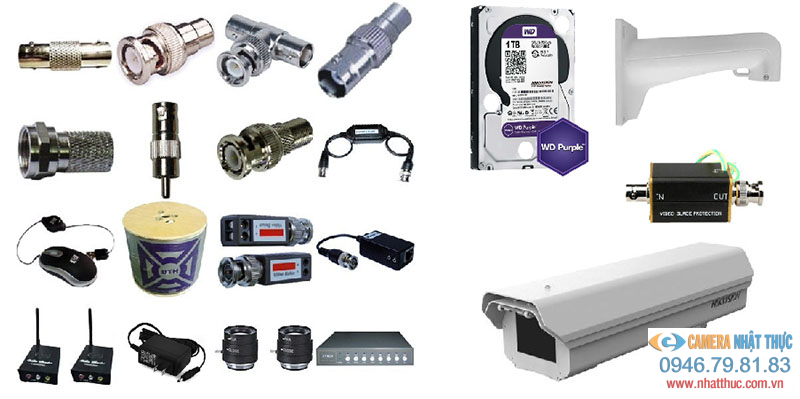 Chuyên cung cấp phụ kiện camera Hải Phòng giá rẻ, chất lượng
