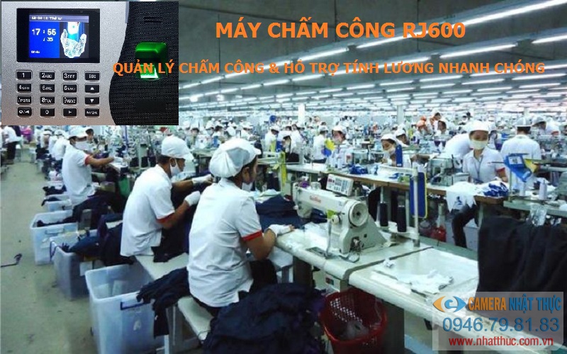 Ứng dụng của RJ600 quản lý công nhan viên trong các doanh nghiệp
