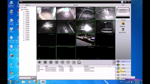 Xem Camera bằng iDMSS/gDMSS Lite trên máy tính