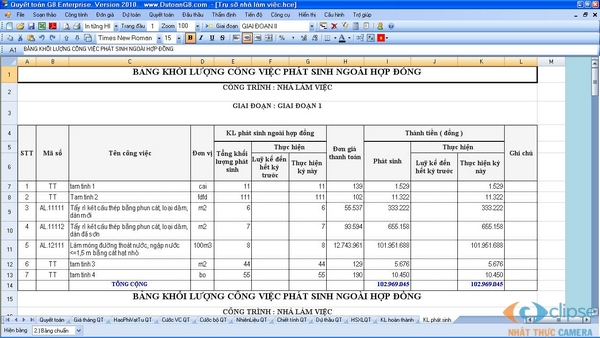 Phần Mềm Dự Toán G8 Full
