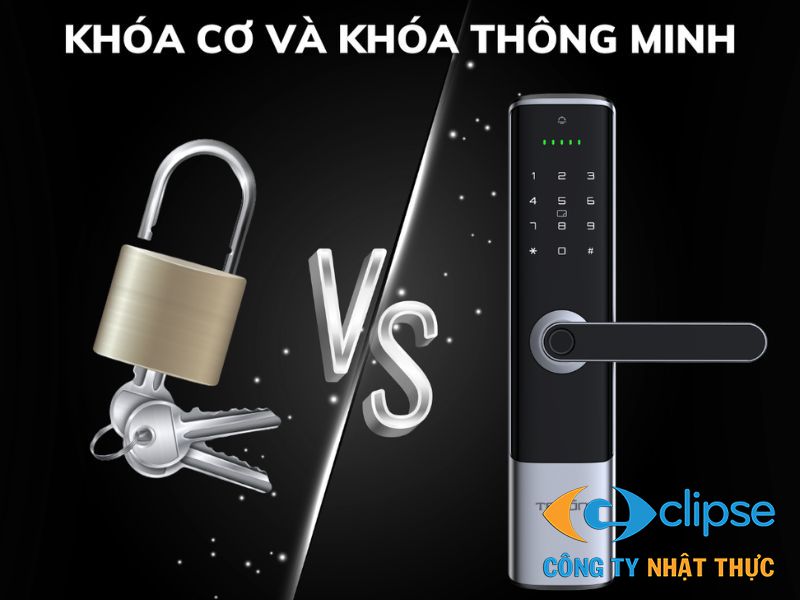 Khóa vân tay có nhiều đặc điểm nổi bậc hơn khóa cơ