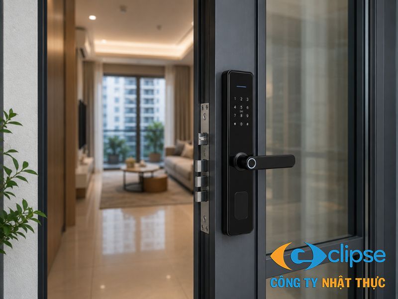 Khóa điện tử giúp loại bỏ hoàn toàn những lo âu về sự lỏng lẻo của ổ khóa cơ