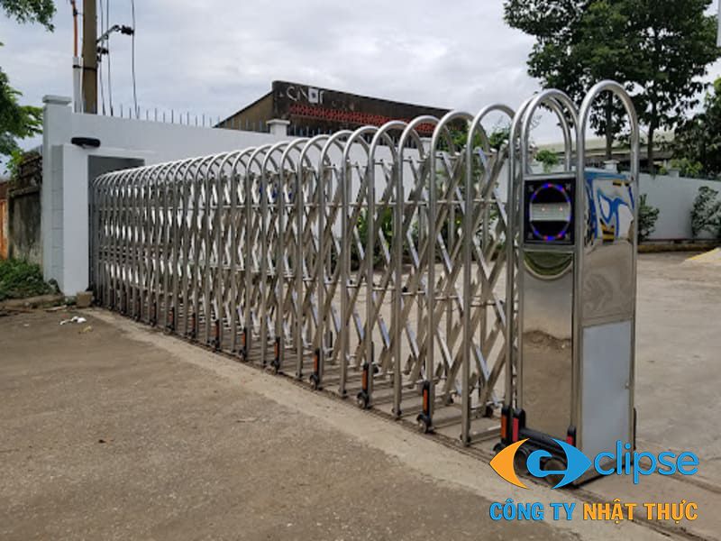 Mẫu cổng xếp có ray