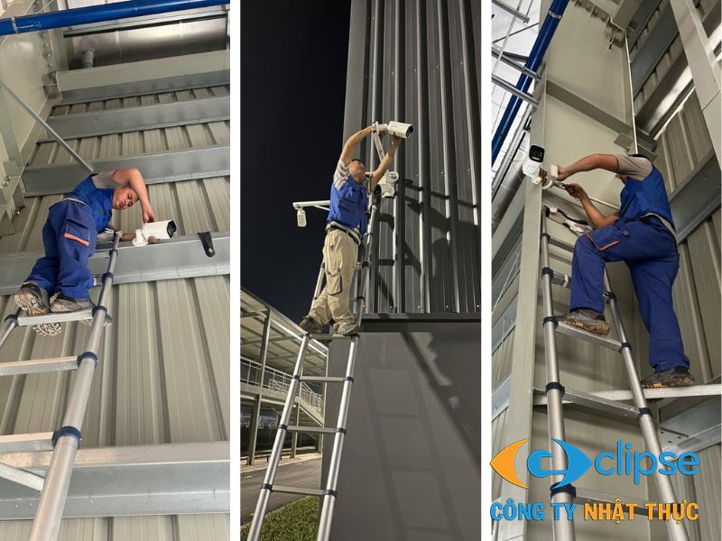 Quy trình lắp đặt camera chuyên nghiệp của Nhật Thực