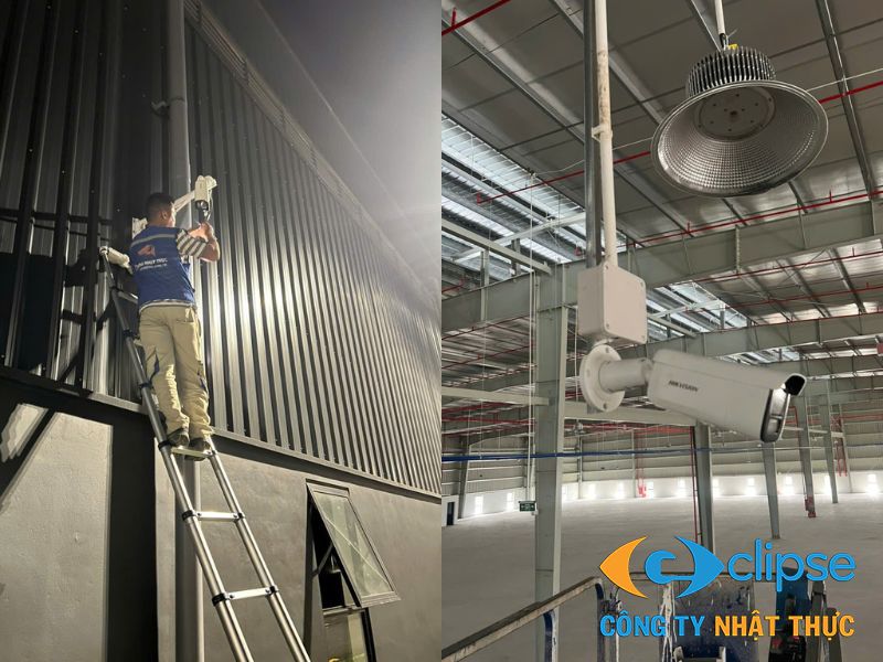 Lắp đặt hệ thống camera trọn gói tại nhà máy ở Vinh