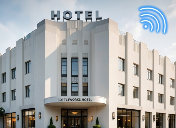Công trình lắp đặt wifi chuyên dụng cho khách sạn tại Vinh
