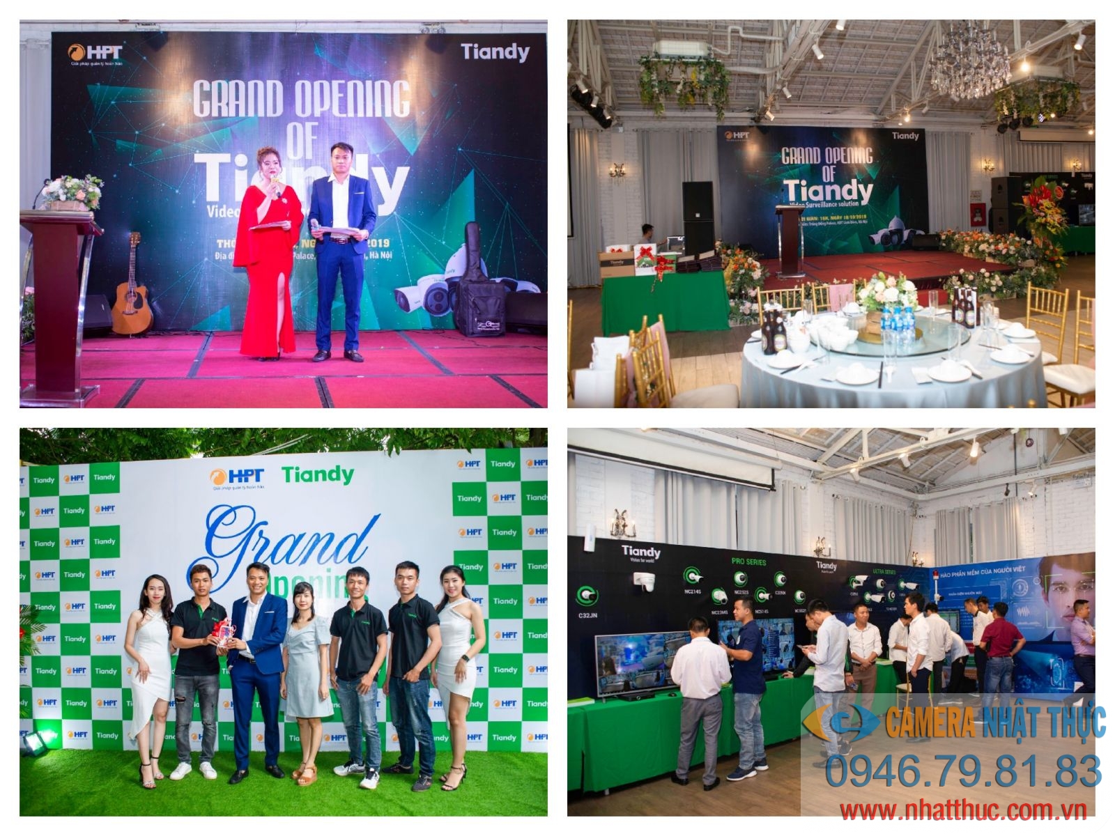 Nhật Thực tham dự sự kiện Tiandy tại Hà Nội