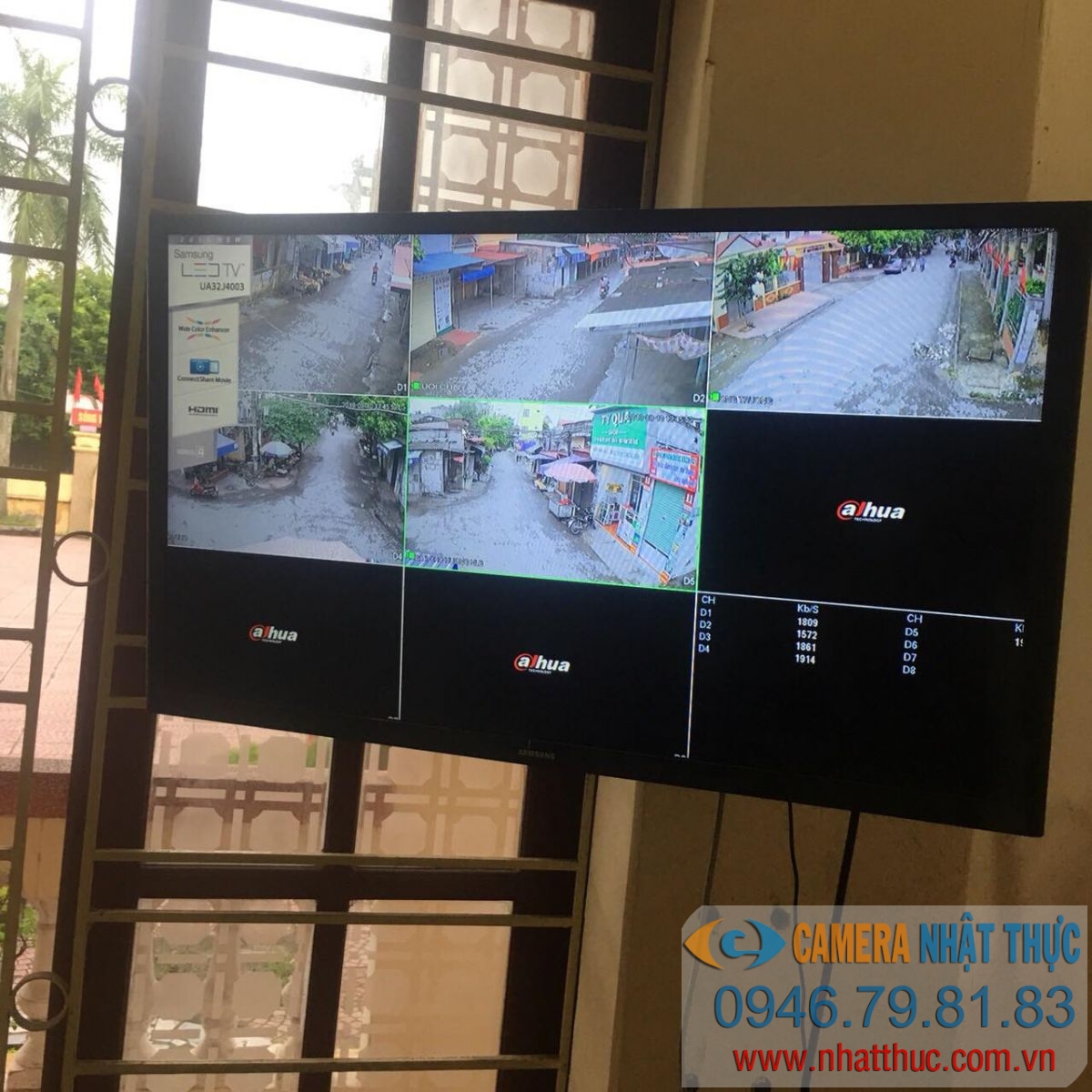 Lắp đặt hệ thống Camera IP Tiandy cho nhà dân tại Đông Anh Hà Nội