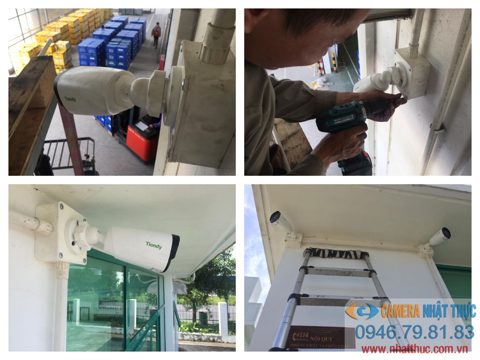 Lắp đặt camera IP Tiandy tại công ty Kein Hing khu công nghiệp Vsip