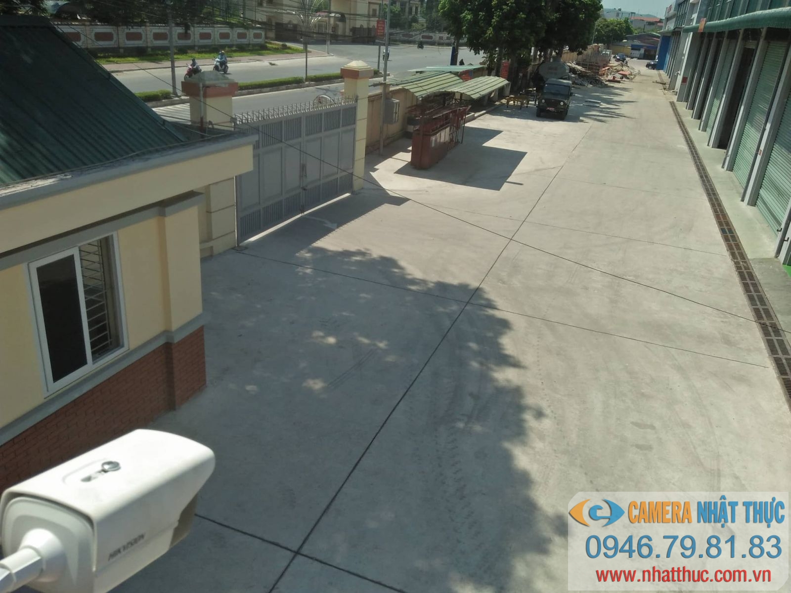 Lắp Camera giám sát an ninh ở cổng ra vào quân khu 3 Kiến An