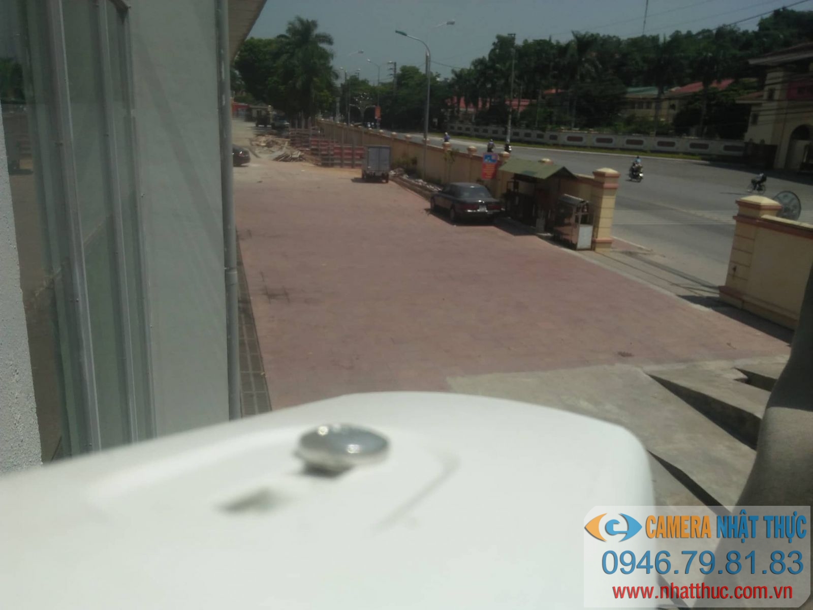 Lắp Camera giám sát an ninh ở sân doanh trại quân khu 3 Kiến An