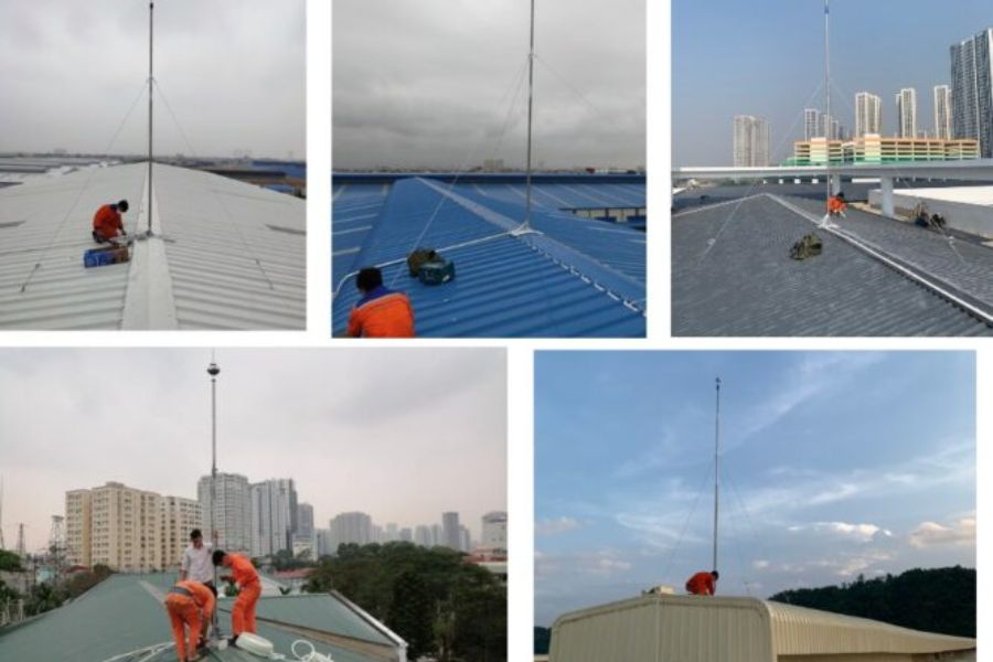 Bảng giá lắp đặt chống sét cho nhà mái tôn và nhà xưởng, minh bạch, chi tiết, giúp chủ đầu tư dễ dàng lựa chọn.