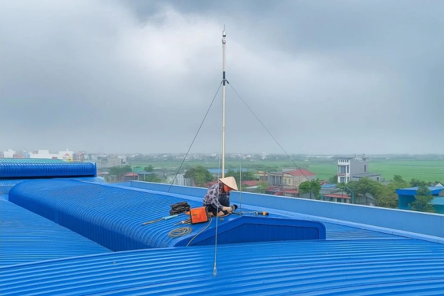 Dịch vụ lắp đặt chống sét nhà xưởng chuyên nghiệp tại Hải Dương
