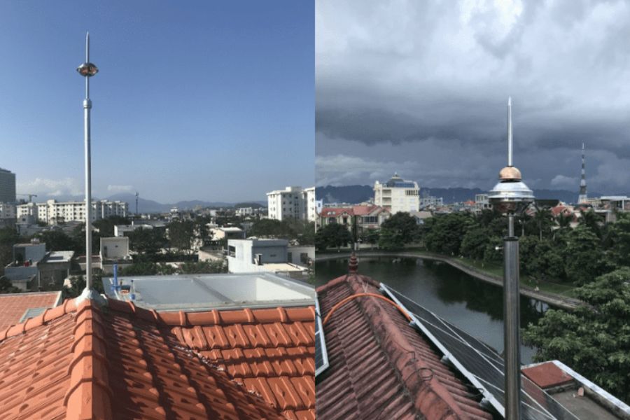 Cách lắp đặt kim thu sét an toàn, chuẩn kỹ thuật bảo vệ tối đa công trình