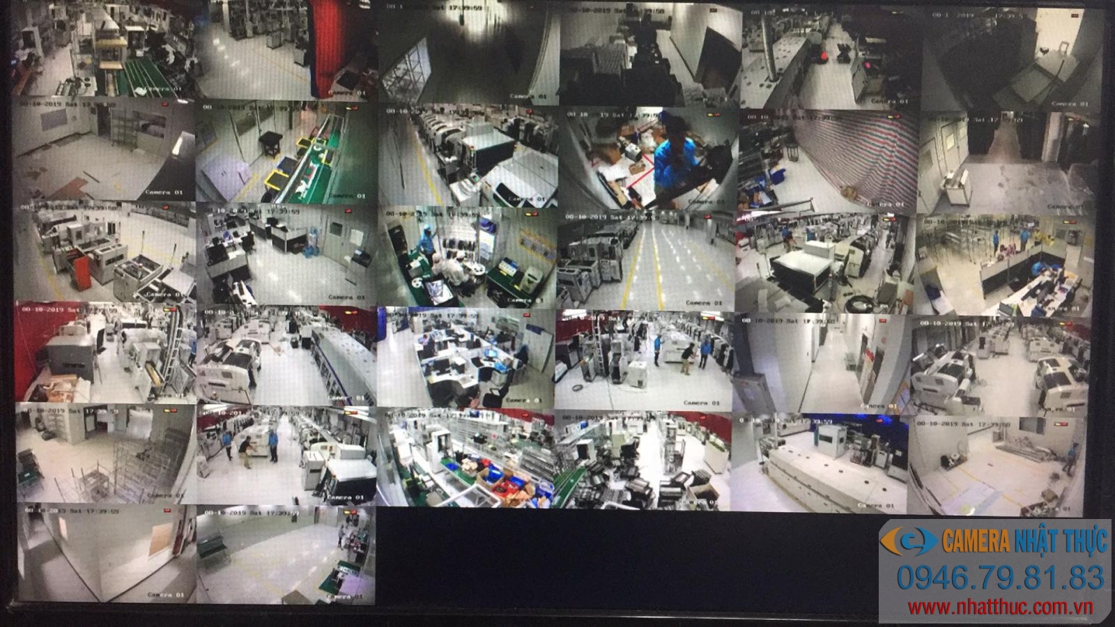 Lắp đặt Camera cho Công Ty Đông Đô ở khu công nghiệp Hải Phòng