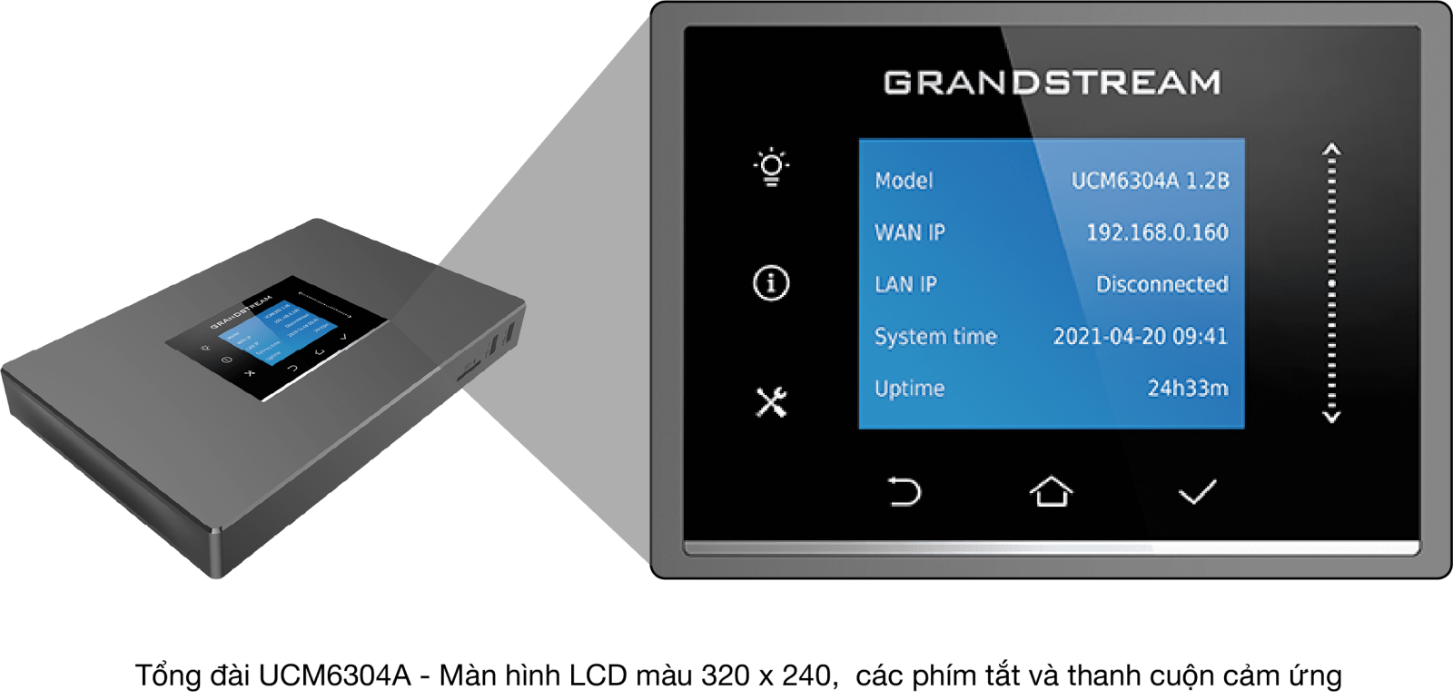 Tổng Đài IP Grandstream UCM6304A