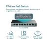 Switch 8 cổng Gigabit với 4 cổng PoE+ TP-LINK TL-SG108PE