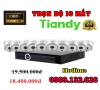 TRỌN BỘ 10 CAMERA TIANDY IP THÔNG MINH - 2.0MP  
